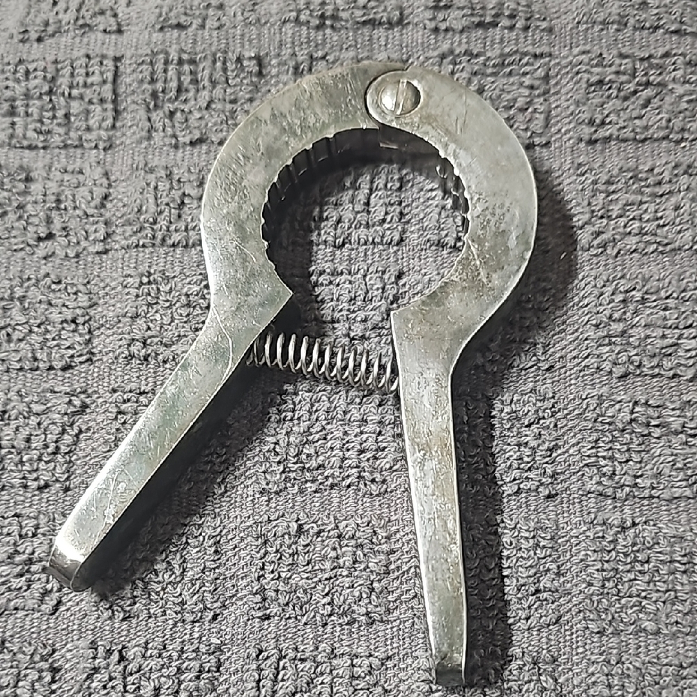 Vintage Silver Plated Champaign Bottle Opener, Pliers